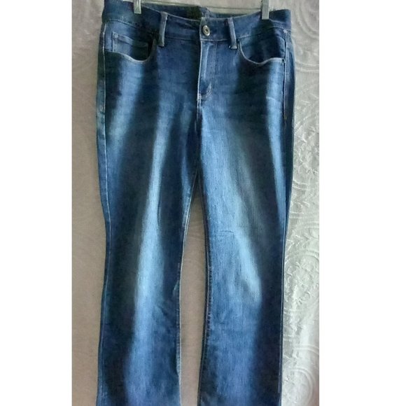 Faded Glory Size 12 Denim 5 Pocket Boot Cut Jeans (T-351) - Picture 2 of 9